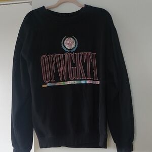 Tyler The Creator OFWGKTA Men's Crewneck Black Pull Over Sweatshirt Size XL